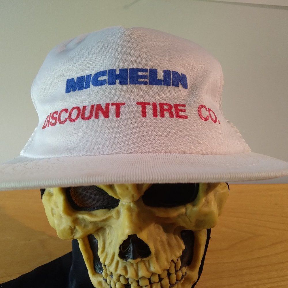 Deadstock Vintage Michelin Discount Tire Co Snap Back Trucker Hat
